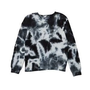 Freshman 1996‎ Girls Pullover Long Sleeve Tie Dye Sweater in Jet Black Small(7)
